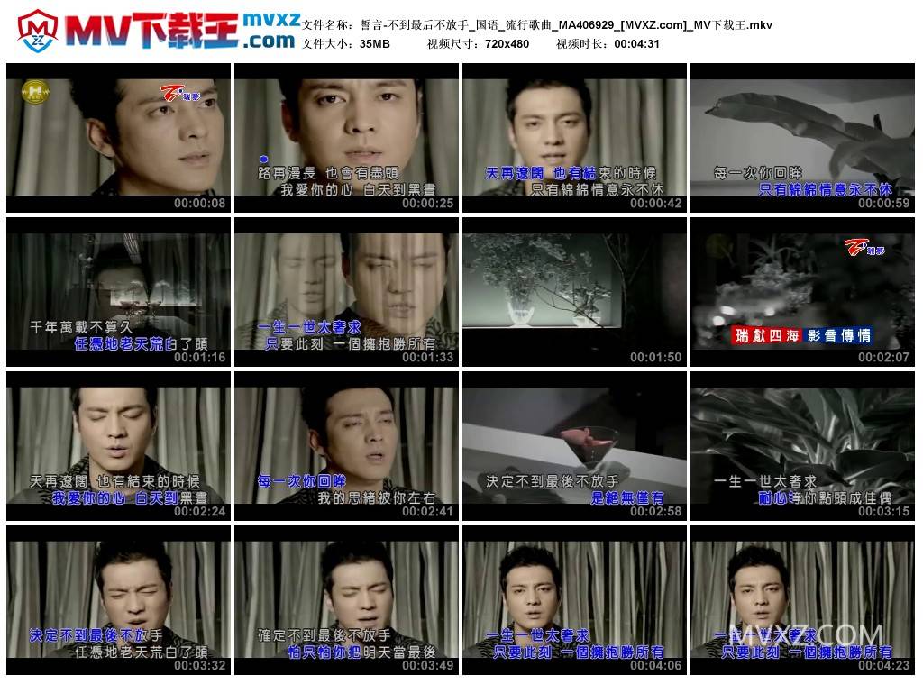 誓言-不到最后不放手_国语_流行歌曲_MA406929